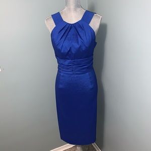Laura royal blue midi dress size 12